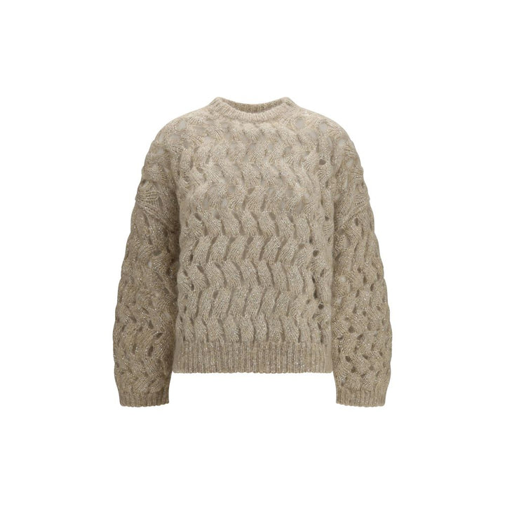 Brunello Cucinelli Beige Mohair Sweatshirt