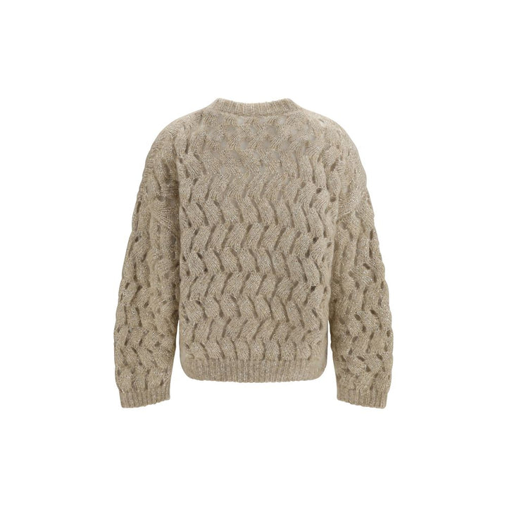 Brunello Cucinelli Beige Mohair Sweatshirt