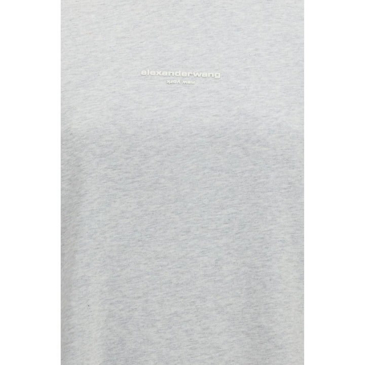 Alexander Wang Gray Cotton T-Shirt