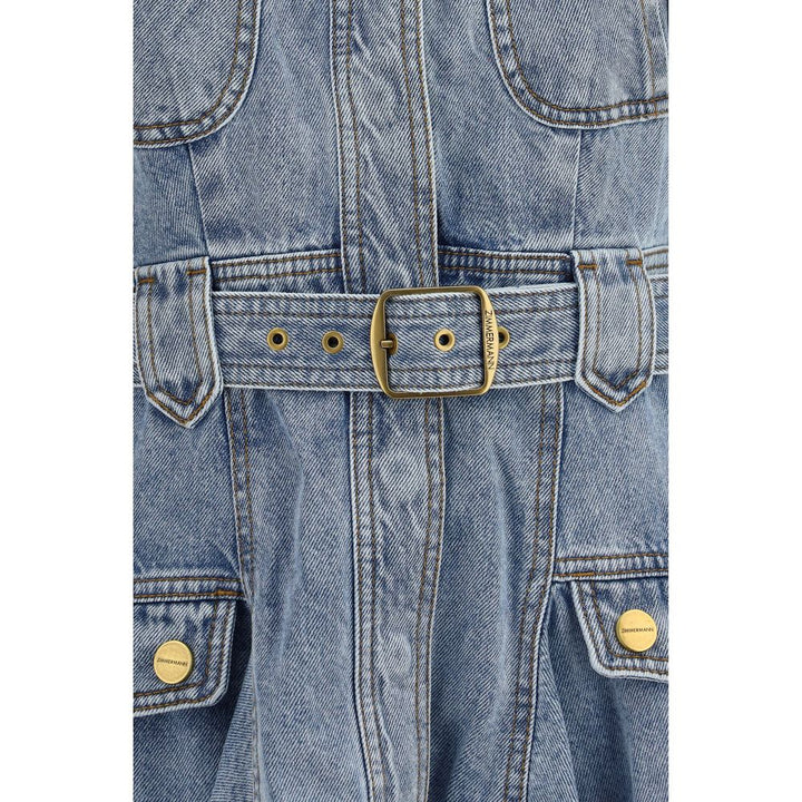 Zimmermann Blue Cotton Casual Dress