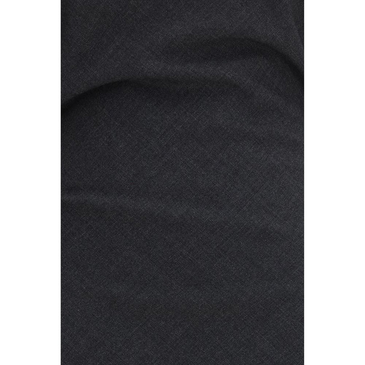 Calvin Klein Gray Wool Oves Aries Cocktail Dress