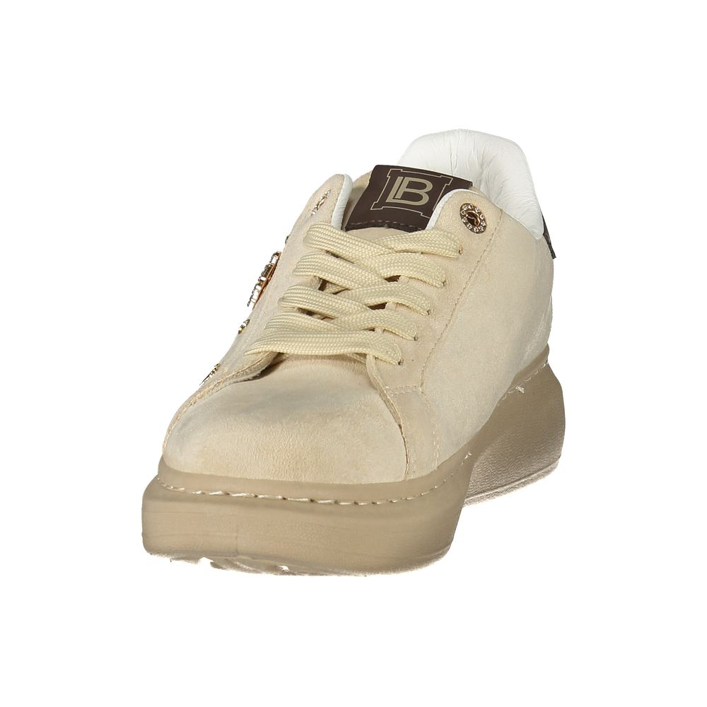 Laura Biagiotti Beige Polyurethane Women's Sneaker