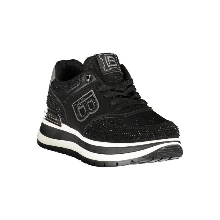 Laura Biagiotti Black Polyurethane Women's Sneaker