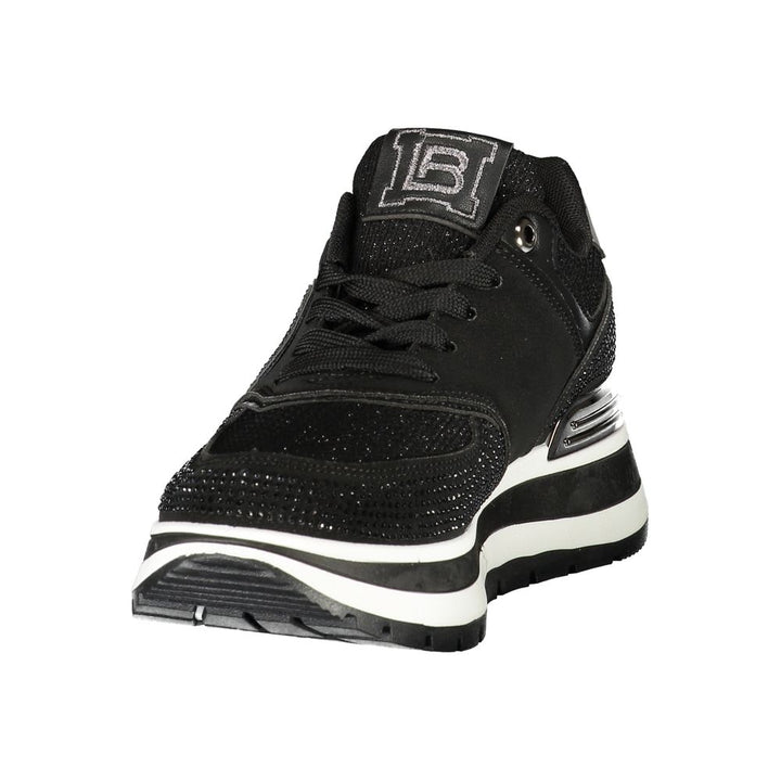Laura Biagiotti Black Polyurethane Women's Sneaker