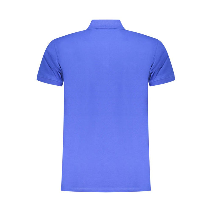 Iceberg Blue Cotton Men Polo Shirt