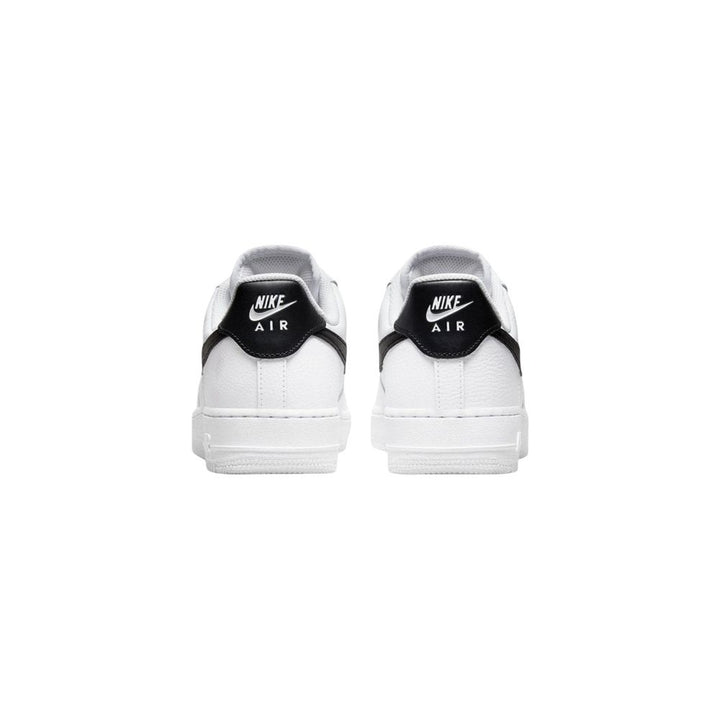 Nike Black And White Leather Low Top Sneakers