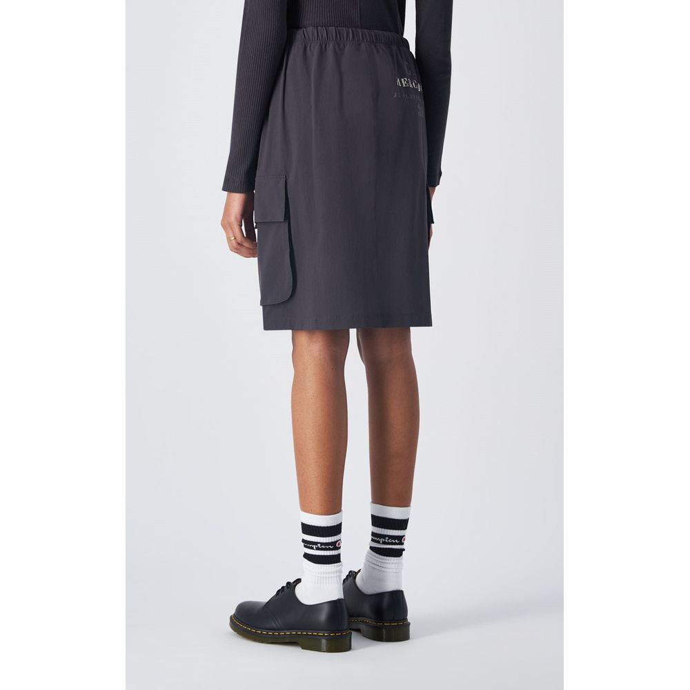 Champion Black Polyamide Midi Skirt