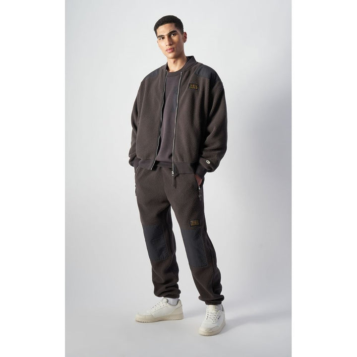 Champion Black Polyester Bomber
