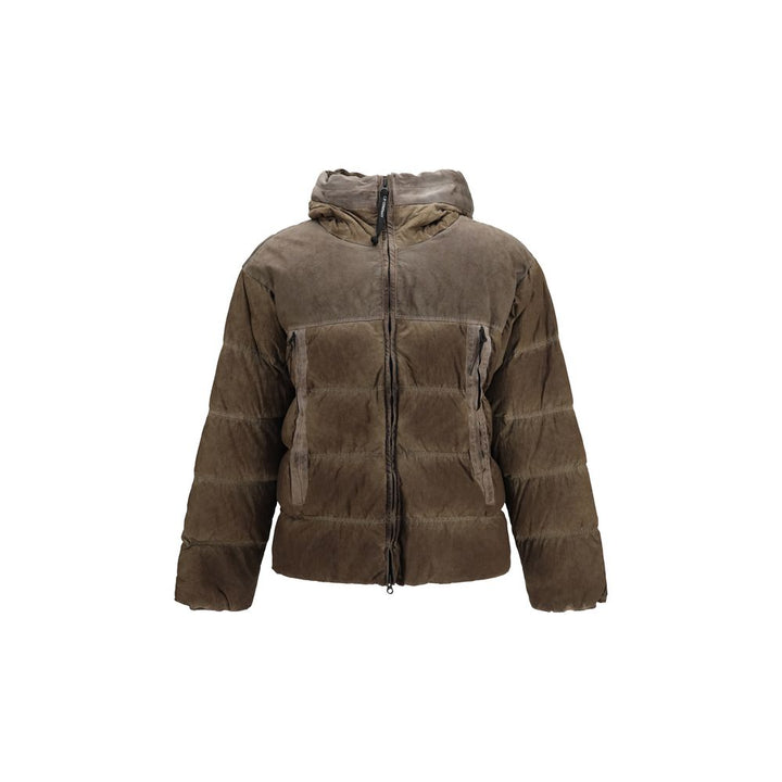 C.P. Company Brown Polyamide Full-Length Jacket