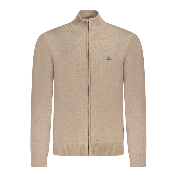 Norway 1963 Brown Polyester Men's Cardigan