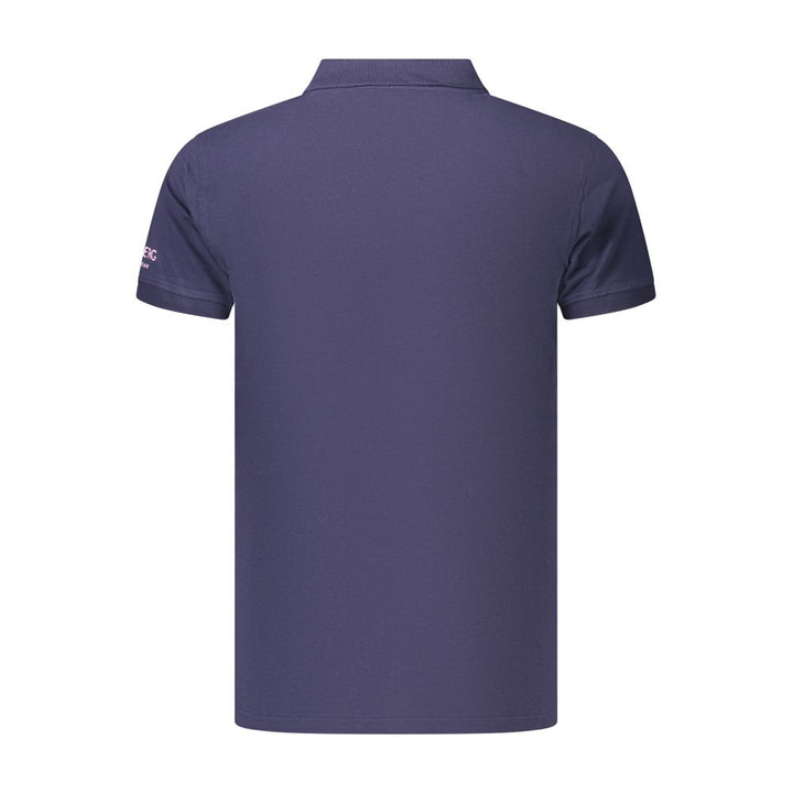 Iceberg Blue Cotton Men's Polo Shirt