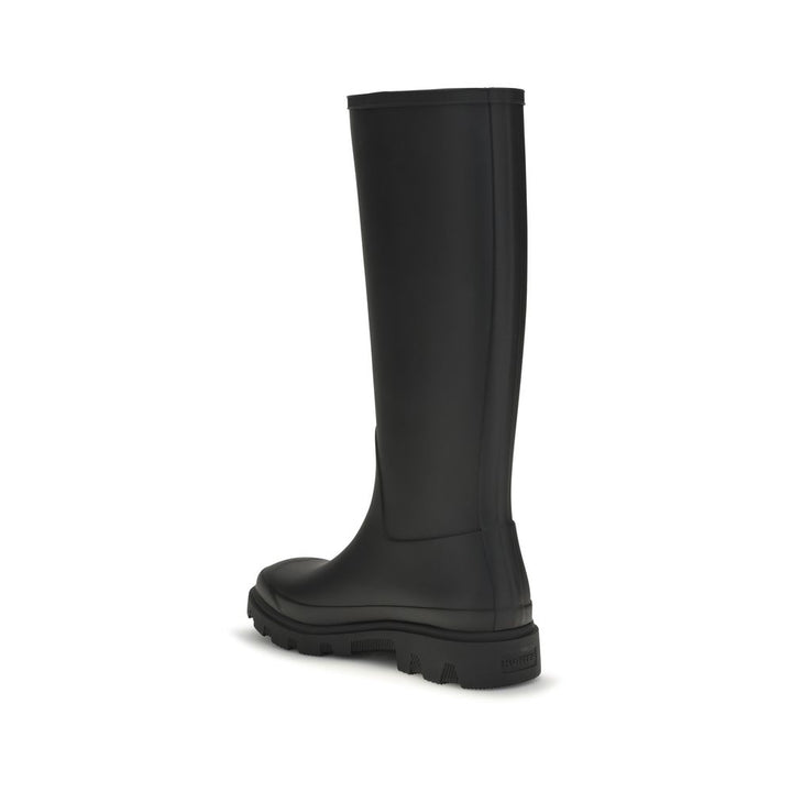 Hunter Black Rubber Rain Boots