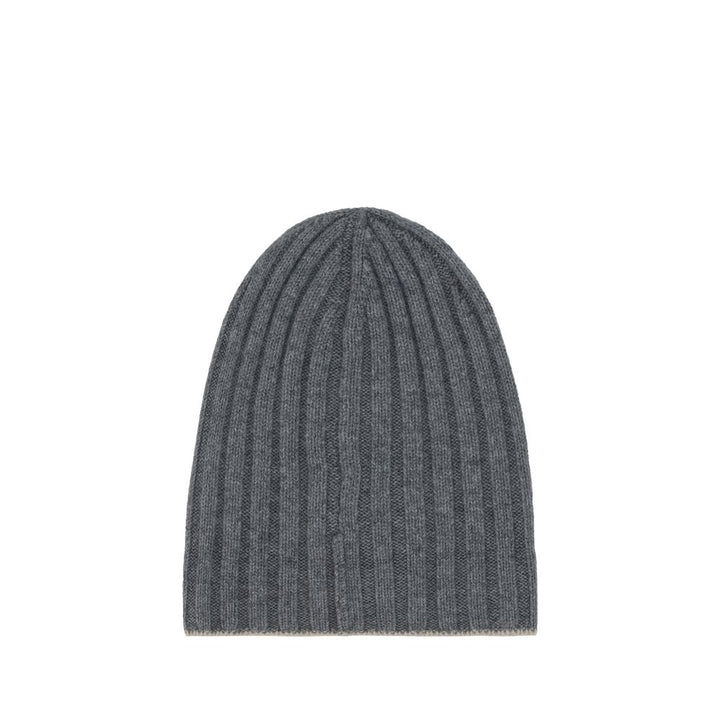 Brunello Cucinelli Gray Cashmere Beanie