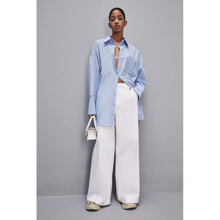 Patrizia Pepe White Cotton Casual Pants
