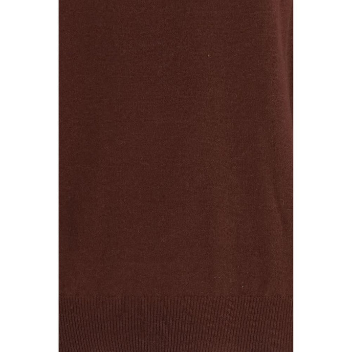 Aragona Cashmere Brown Cashmere Turtleneck