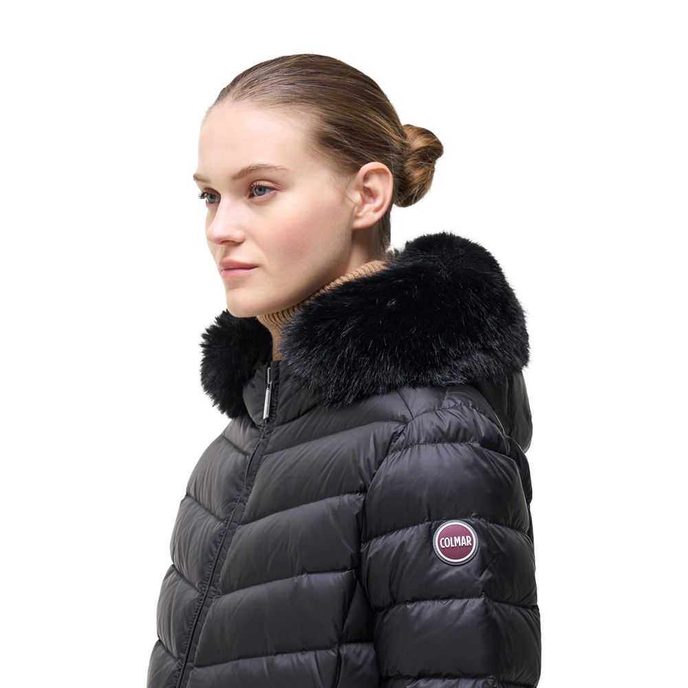Colmar Originals Black Polyamide Full-Length Jacket