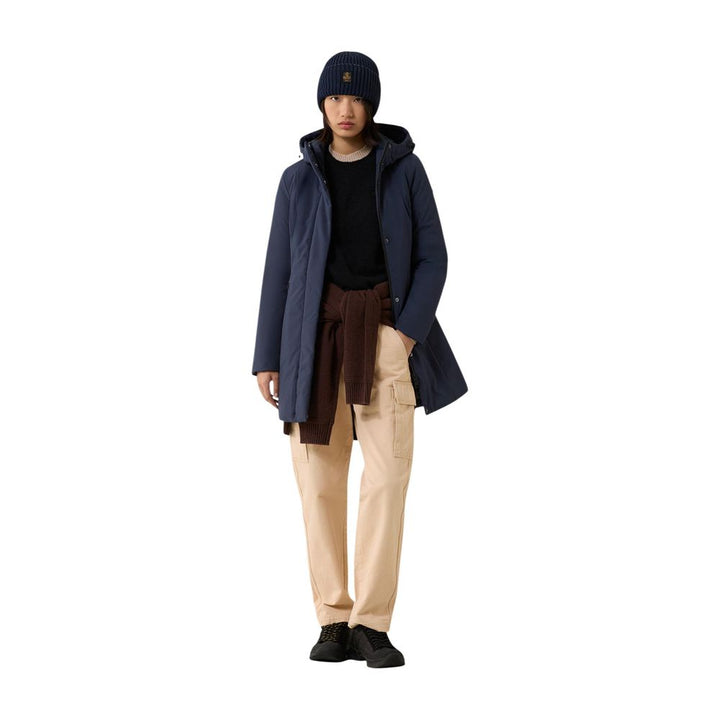 Refrigiwear Blue Polyester Full-Length Jacket