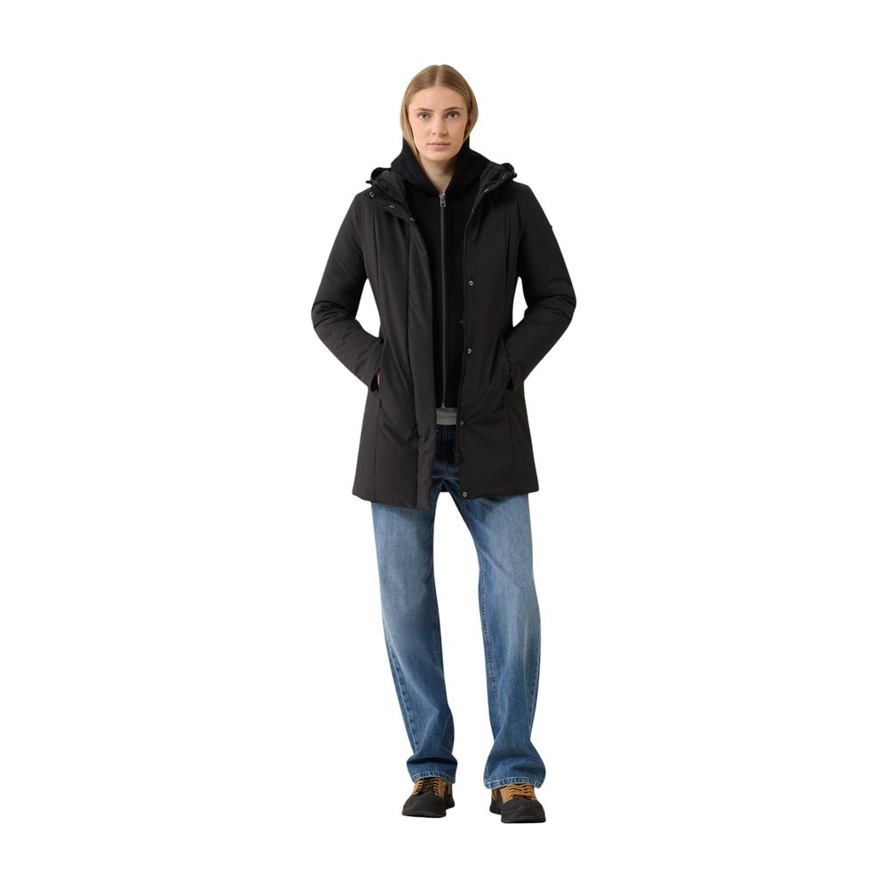 Refrigiwear Black Polyester Full-Length Jacket