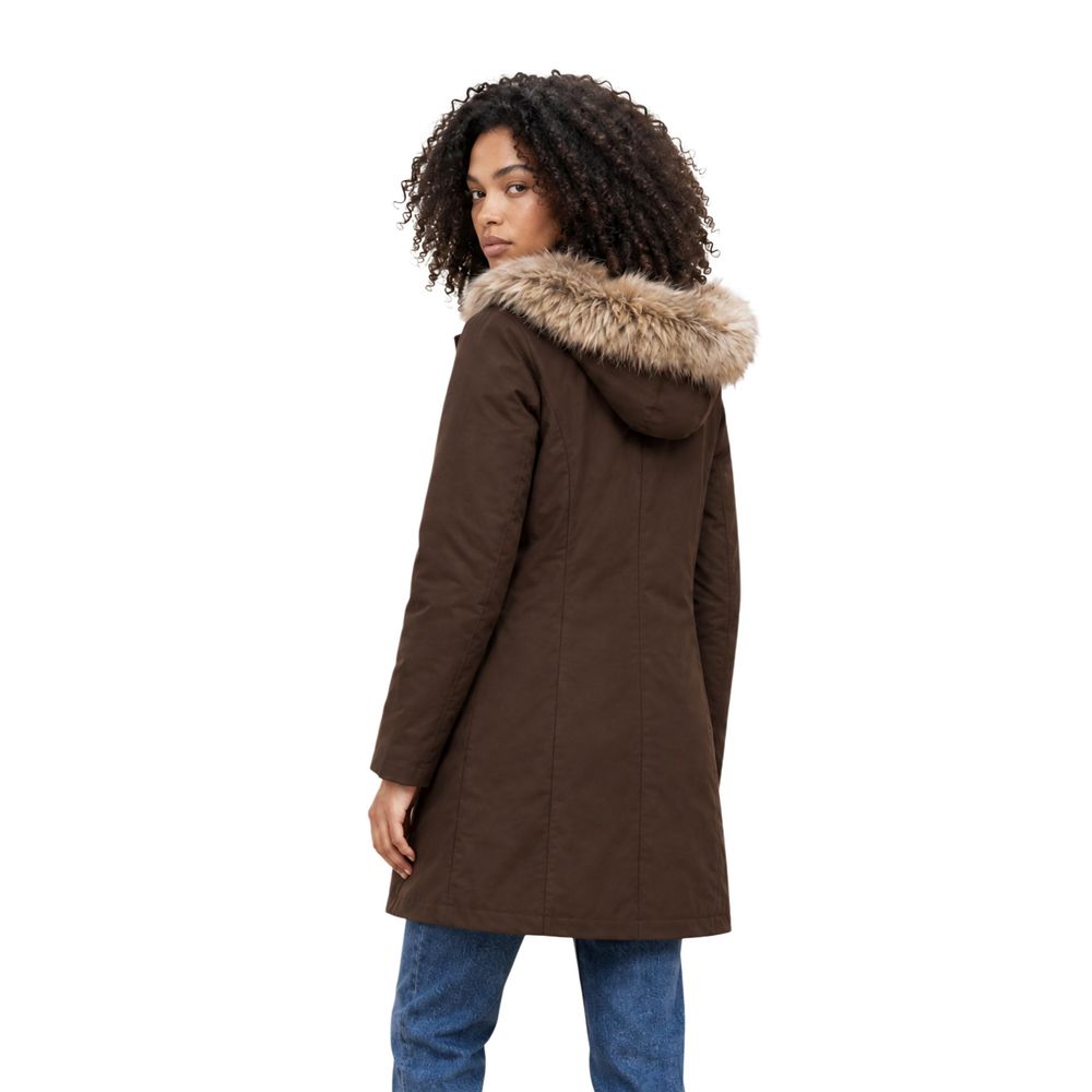 Refrigiwear Brown Polyester Full-Length Jacket
