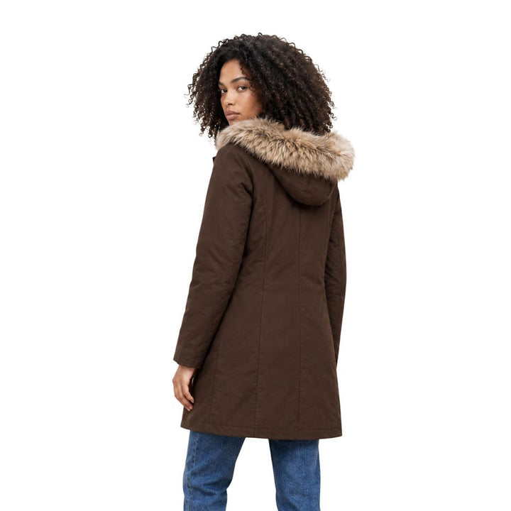 Refrigiwear Brown Polyester Full-Length Jacket