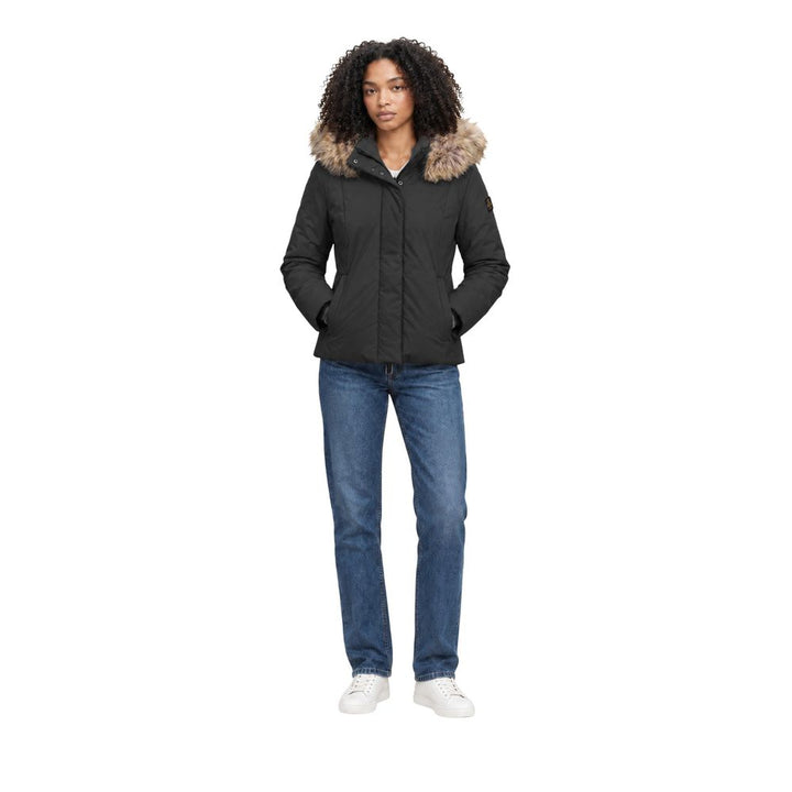 Refrigiwear Black Polyester Full-Length Jacket
