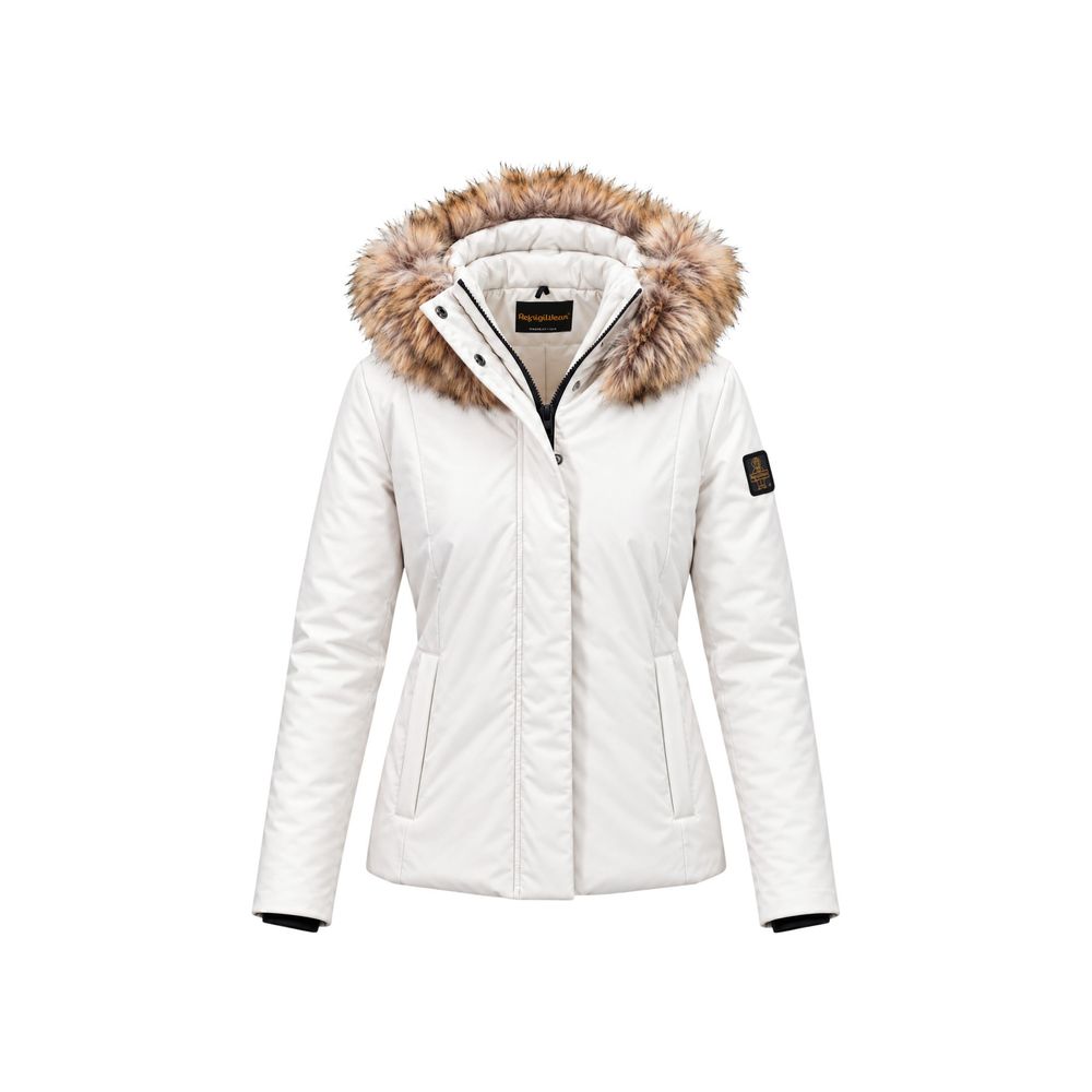 Refrigiwear Cream Polyester Full-Length Jacket