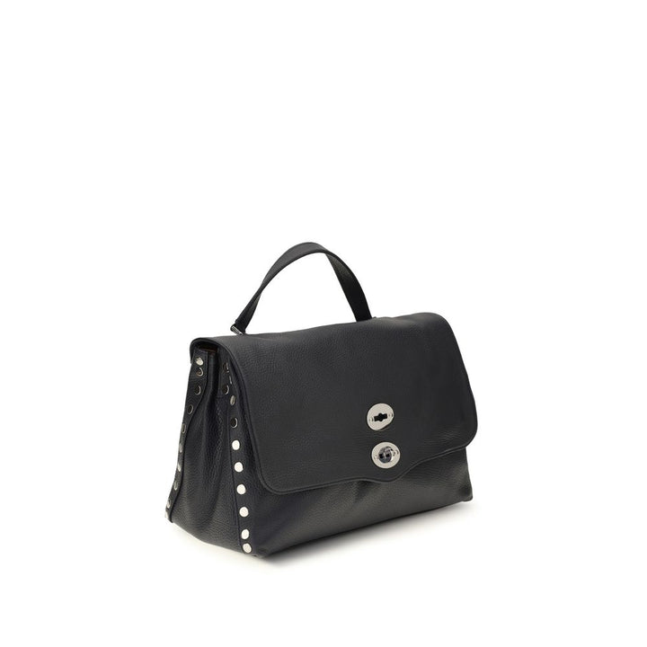 Zanellato Blue Calf Leather Bos Taurus Handbag