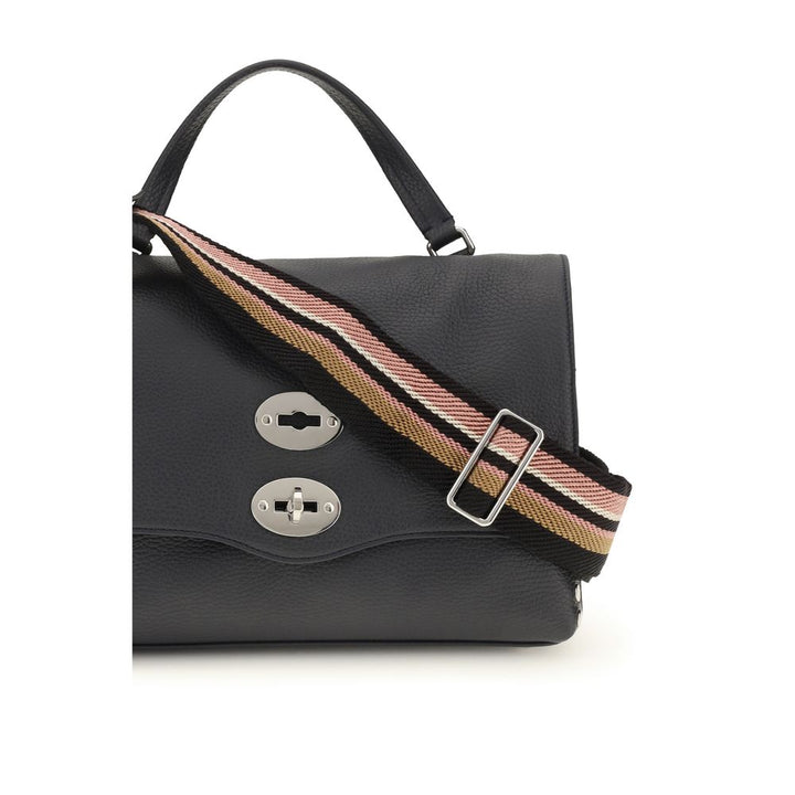 Zanellato Blue Calf Leather Bos Taurus Handbag