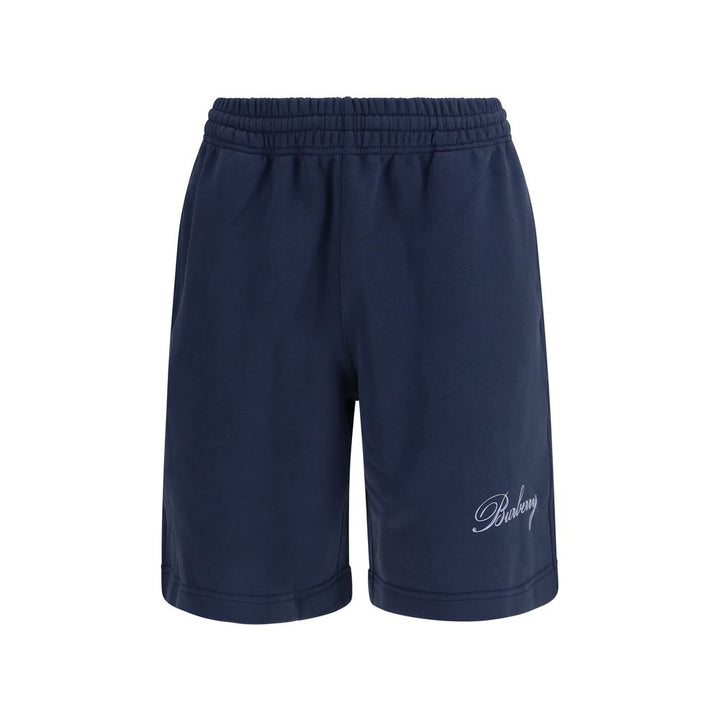 Burberry Blue Cotton Shorts