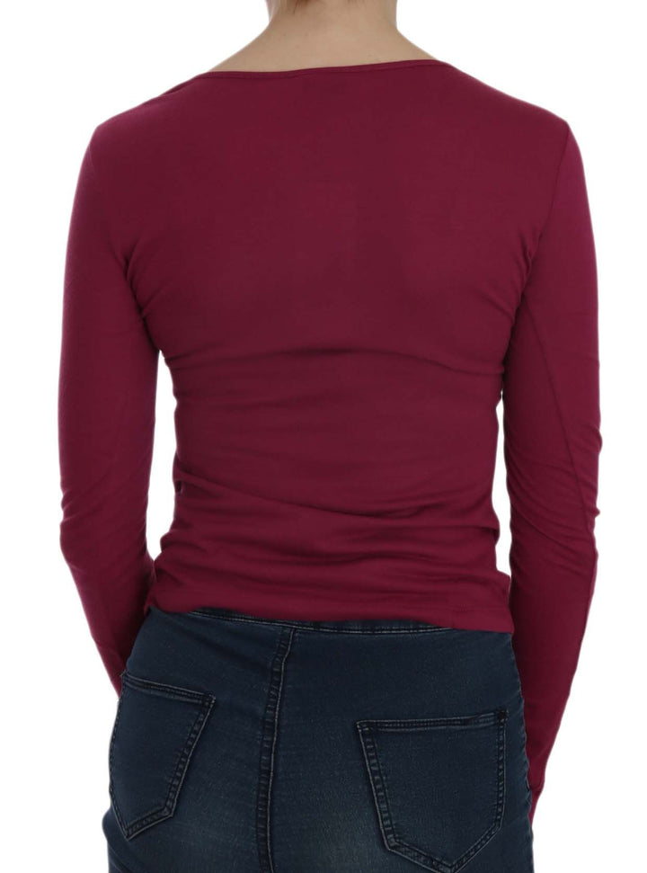 Exte Crystal Embellished Long Sleeve Casual Top