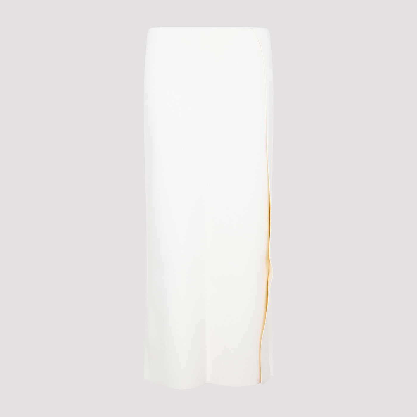 White Viscose Skirt-0
