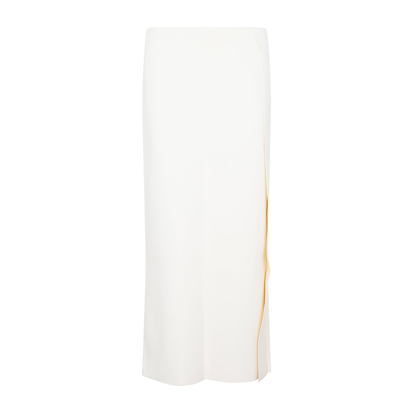 White Viscose Skirt-1