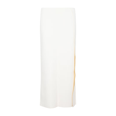 White Viscose Skirt-1