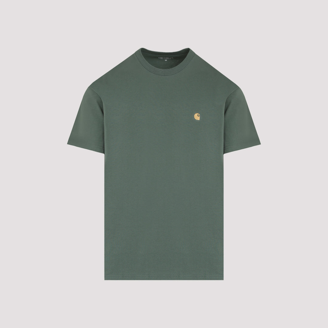 Green Cotton Chase T-Shirt-0