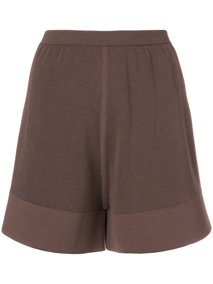 RICK OWENS knitted shorts-0