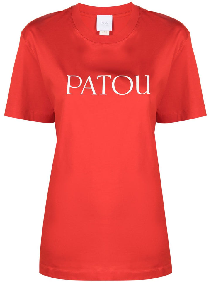 PATOU logo-print organic cotton T-shirt-5