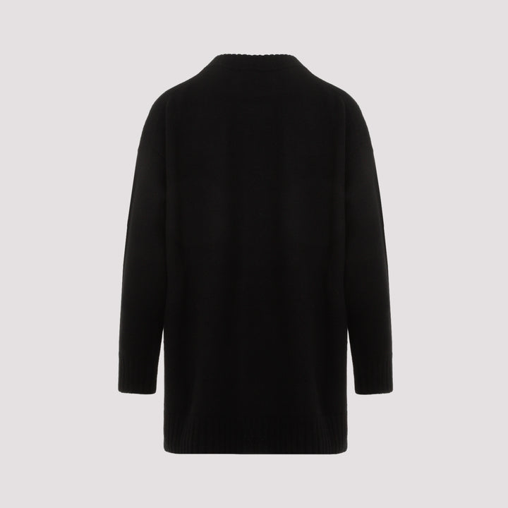 Black Wool Pullover-3