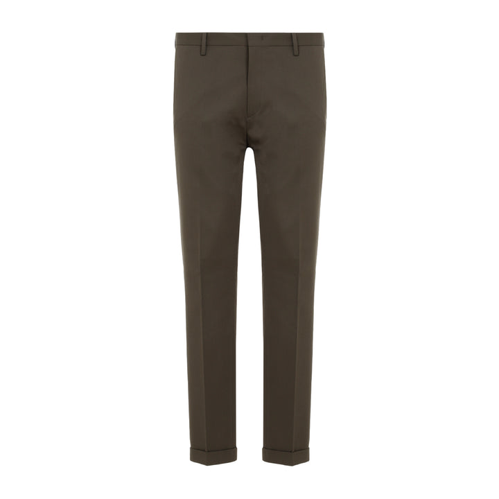 Grey Organic Cotton Trousers-1