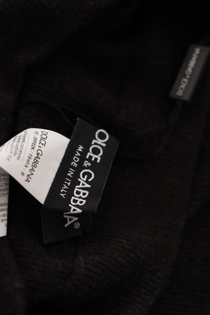 Dolce & Gabbana Gray Cashmere Tights Stocking Pantyhose Socks