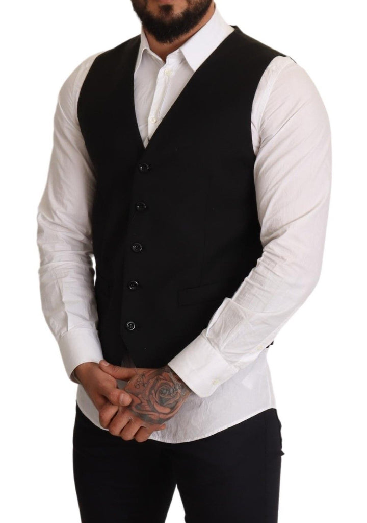Dolce & Gabbana Black Formal dress Vest