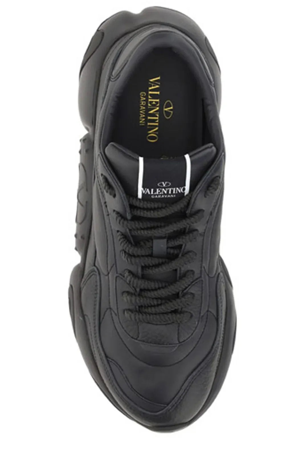 Seymayka-Valentino Black Calf Leather Garavani Sneakers – SEYMAYKA Seymayka-Valentino Black Calf Leather Garavani Sneakers – SEYMAYKA