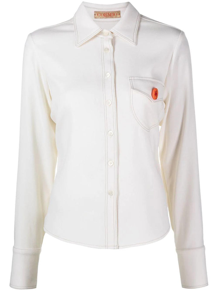 CORMIO Katy pin-badge shirt-0