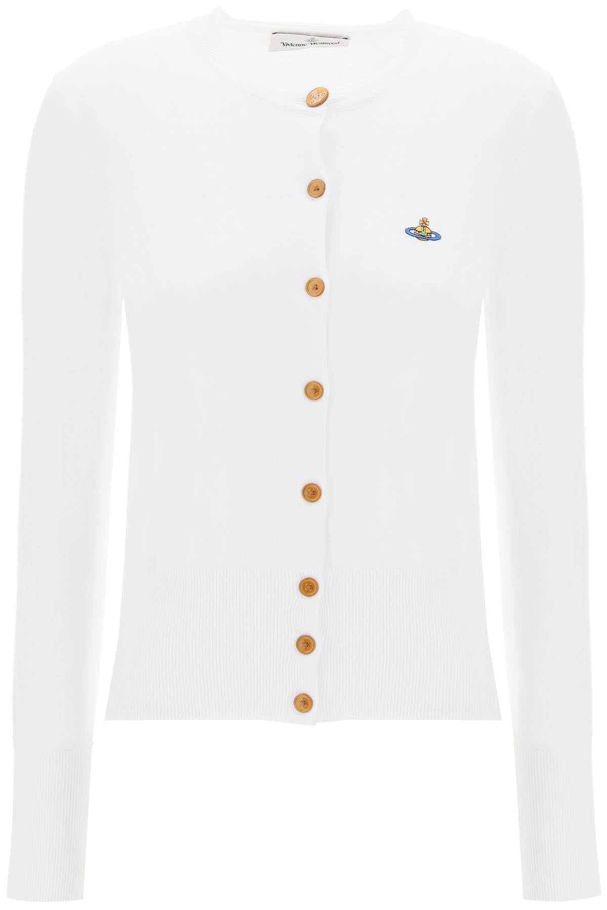bea cardigan with logo embroidery-0