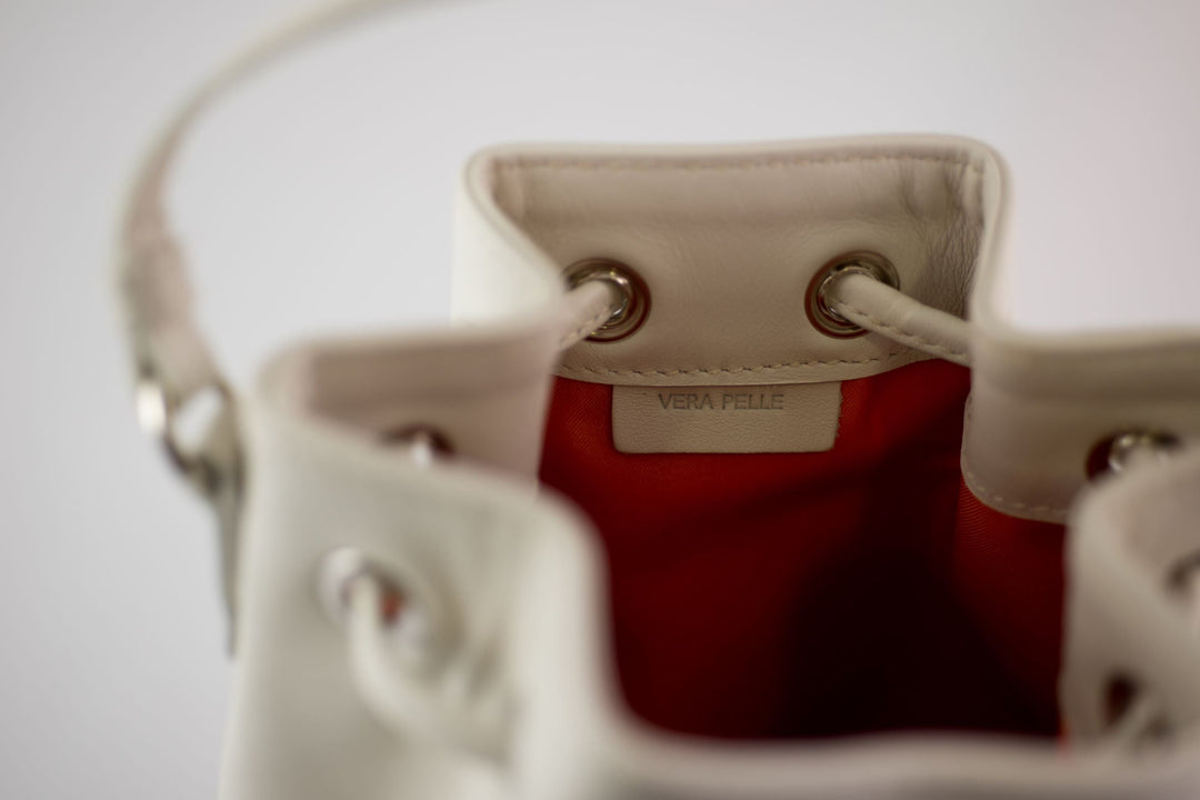 LA ROSE leather satchel bag black-19