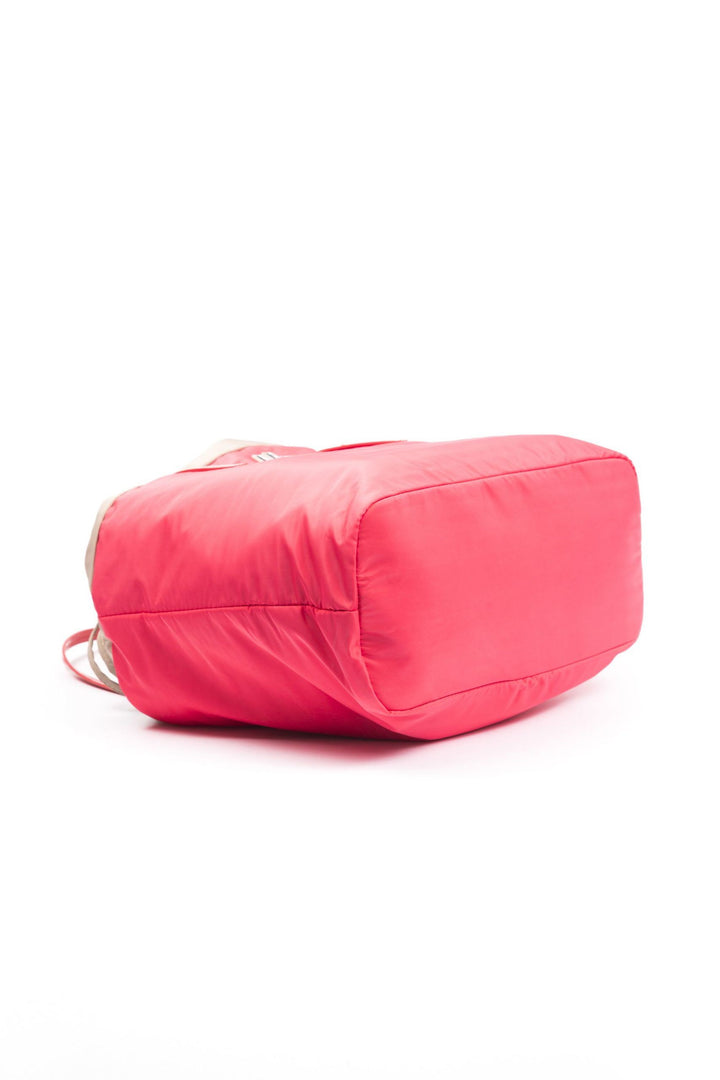 Byblos Elegant Fabric and Patent Shopper Tote