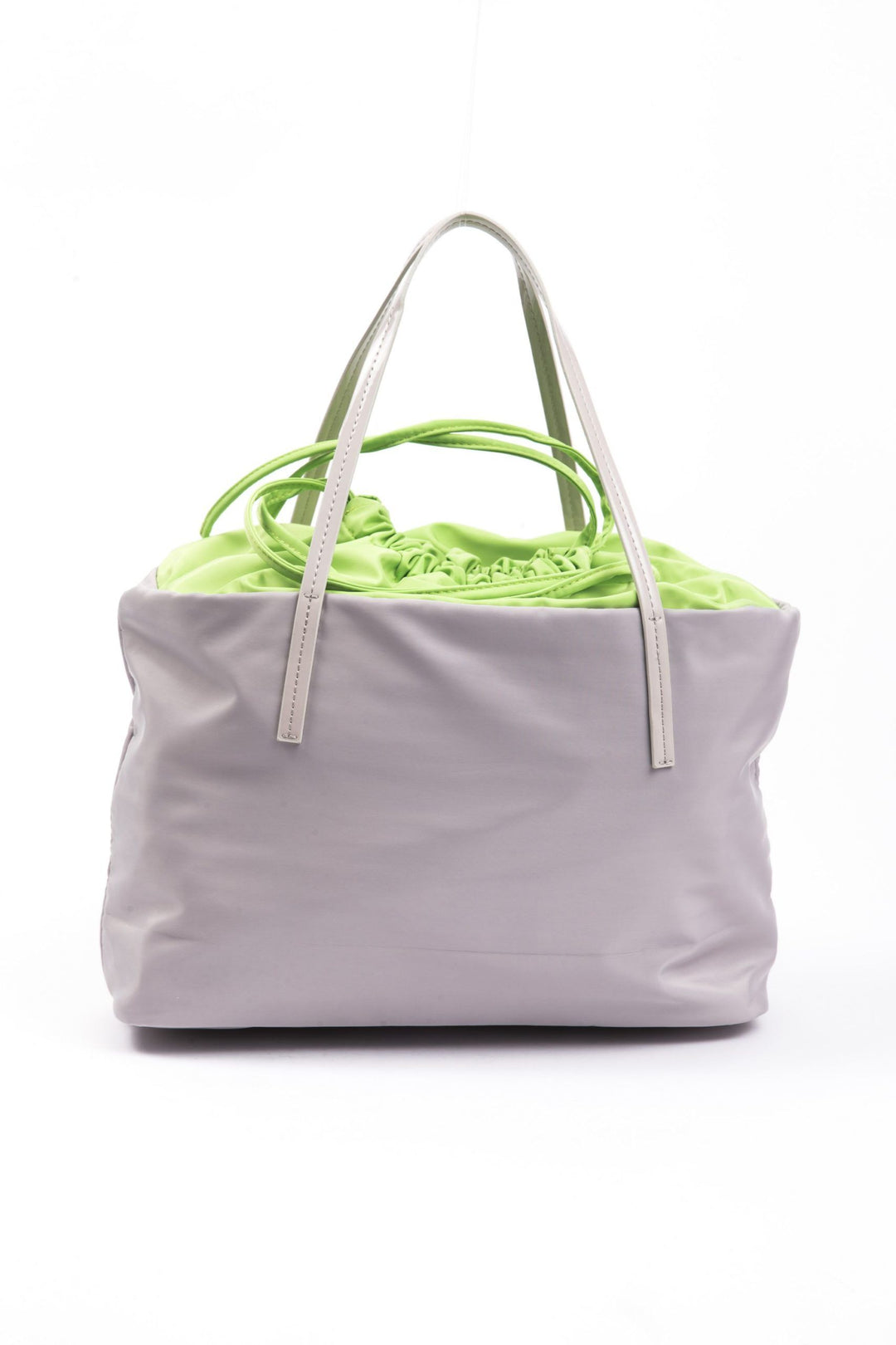 Byblos Chic Gray Shopper Tote for Sophisticated Style