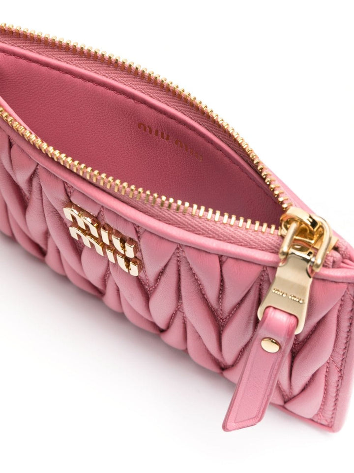 matelassé leather wallet-16