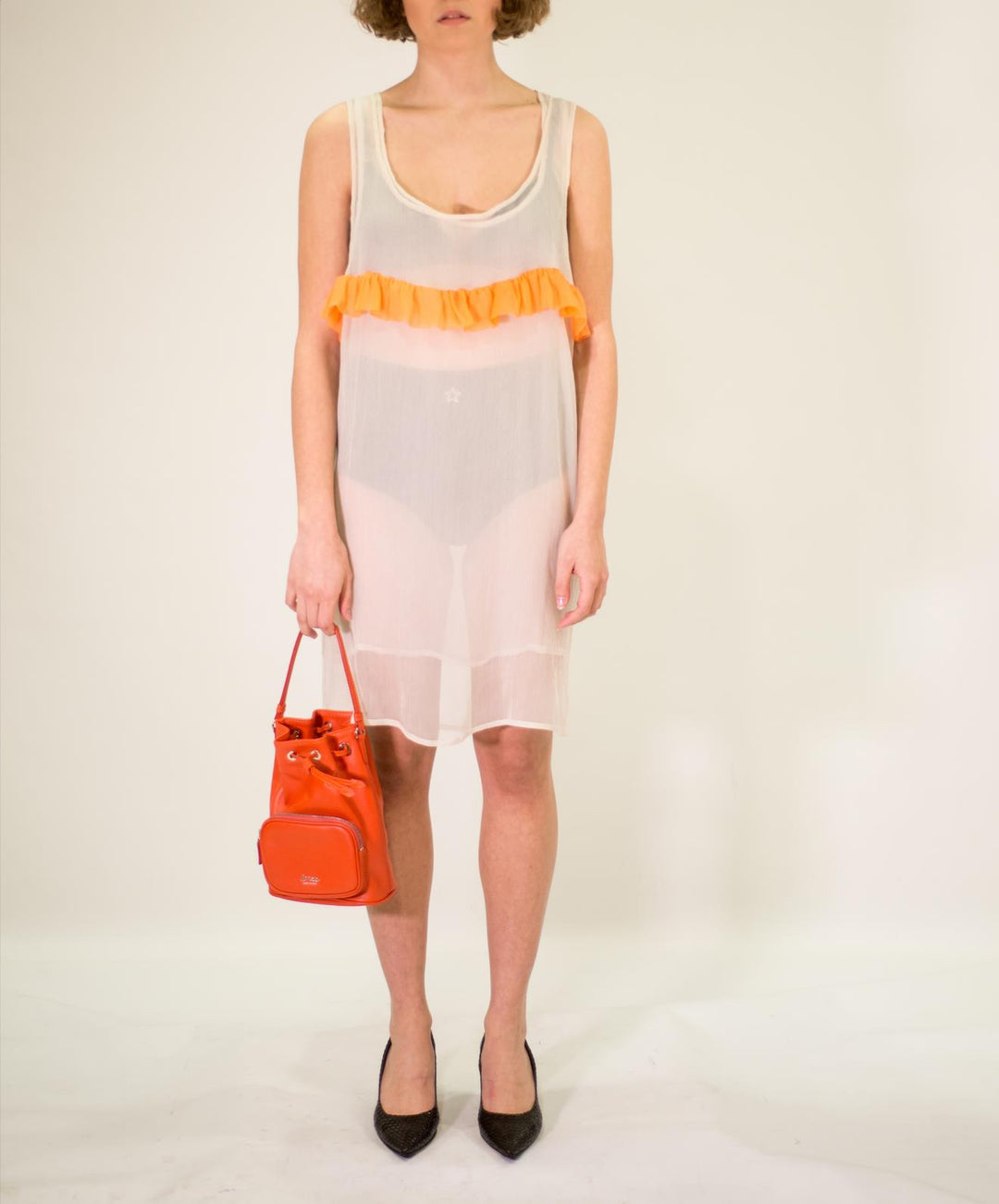 LA ROSE leather satchel bag black-13