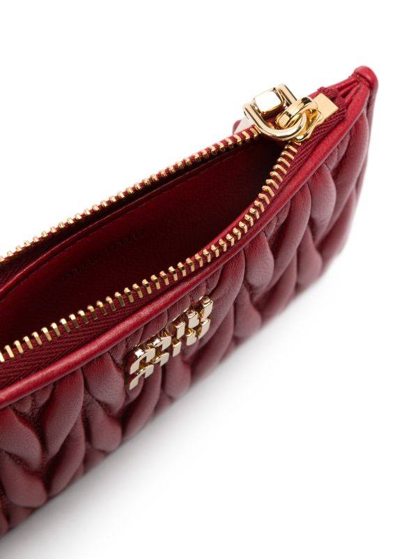 matelassé leather wallet-12