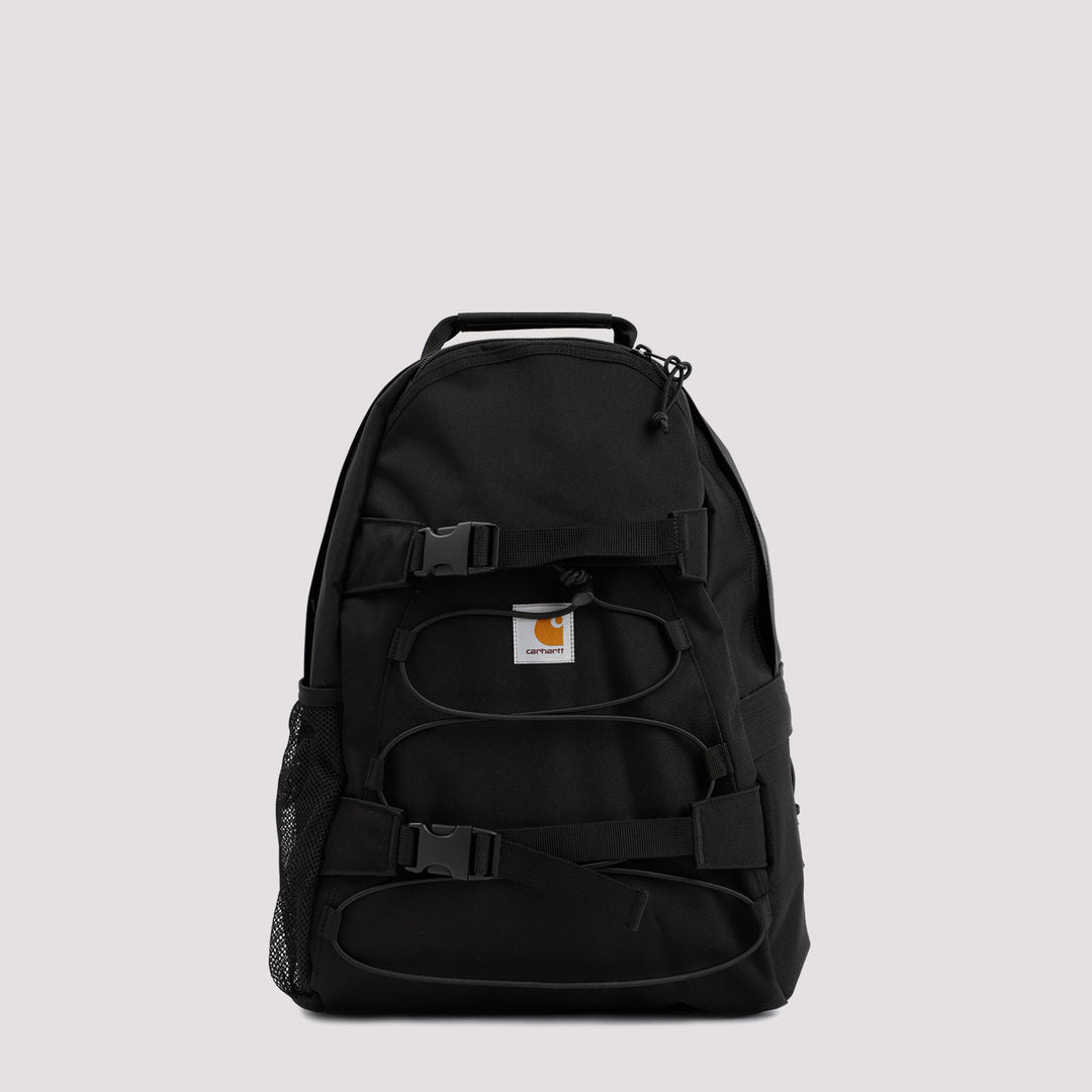 Black Kickflip Recycled Polyester Backpack-0